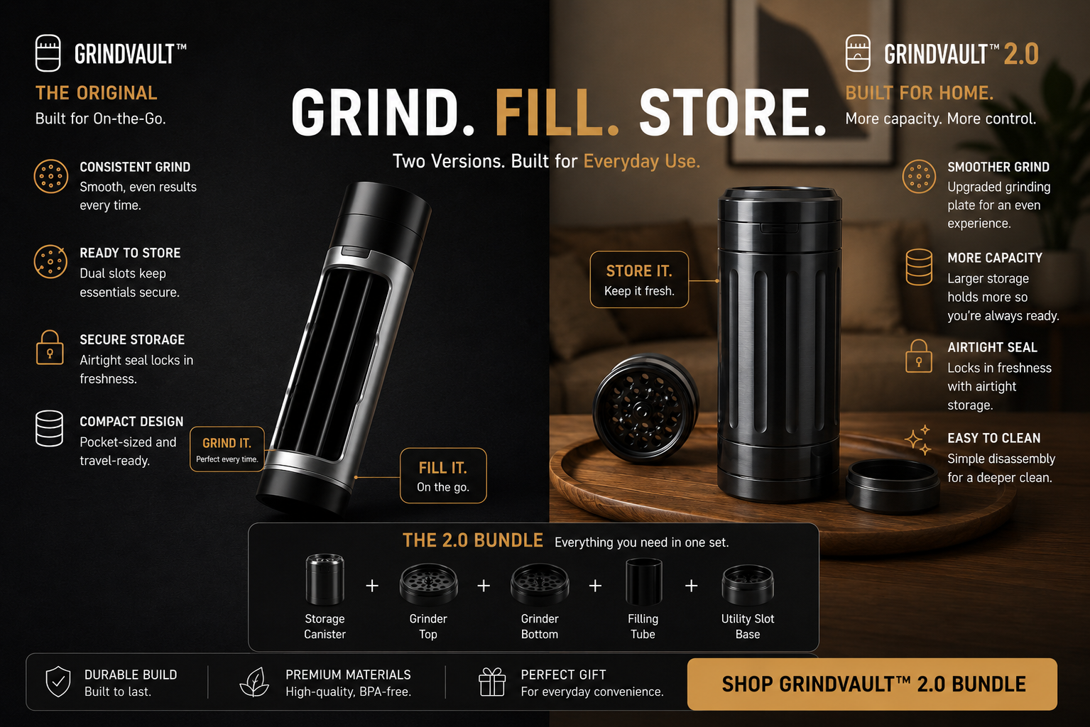 GrindVault™ Bundle