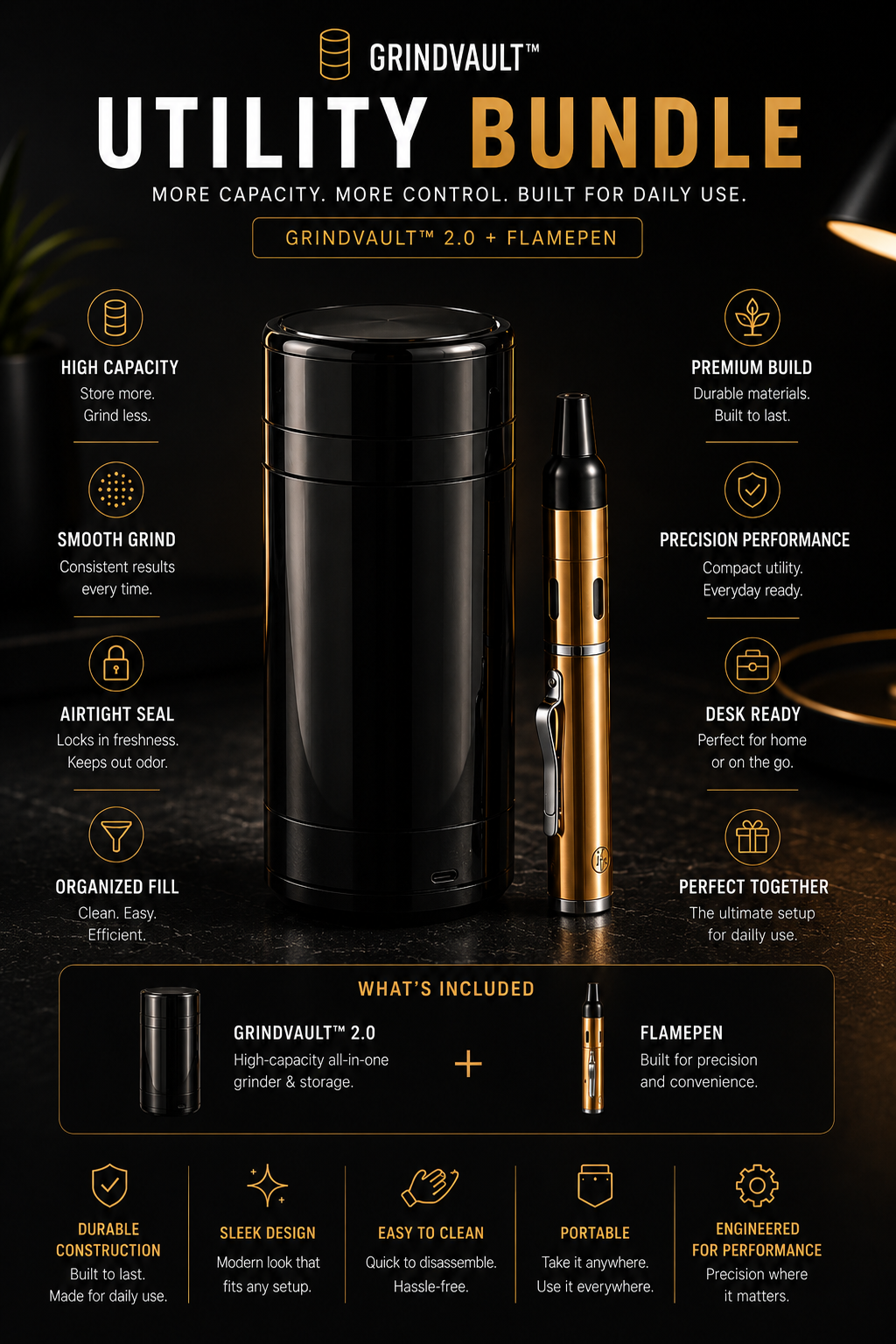 GrindVault™ Utility Bundle