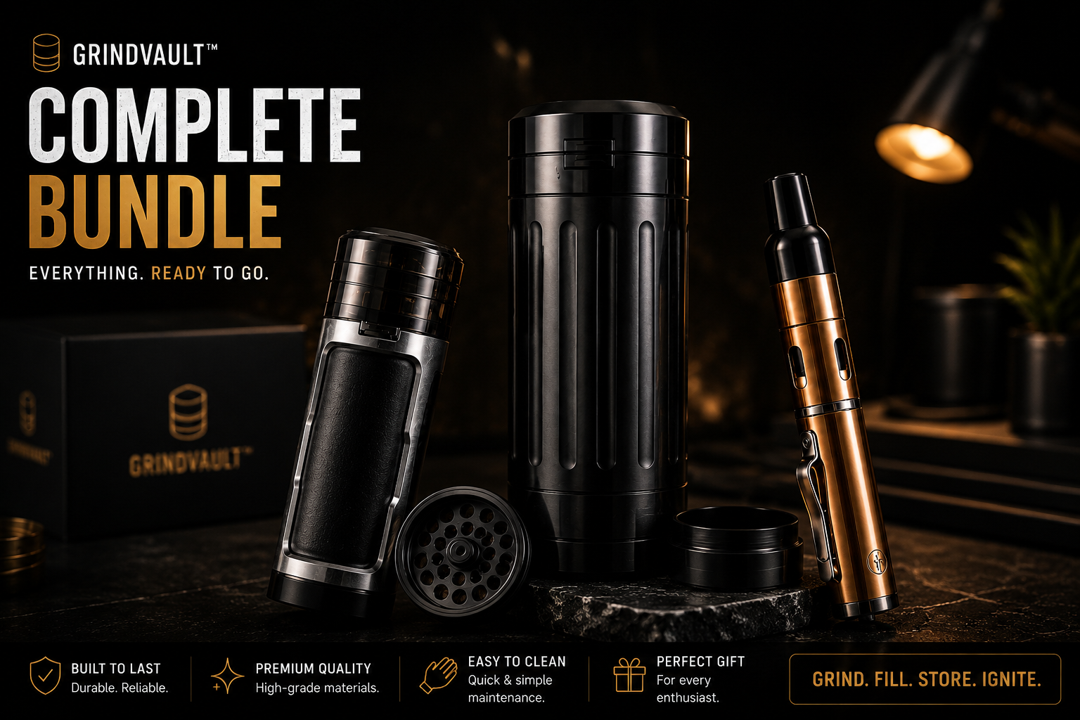 GrindVault™ Complete Bundle