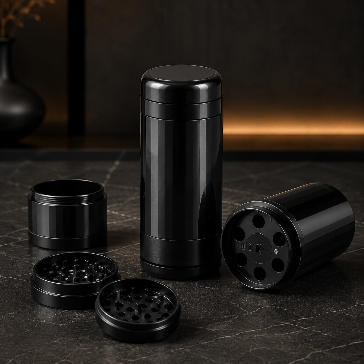 GrindVault™ 2.0 – Home Use Grinder & Storage Station