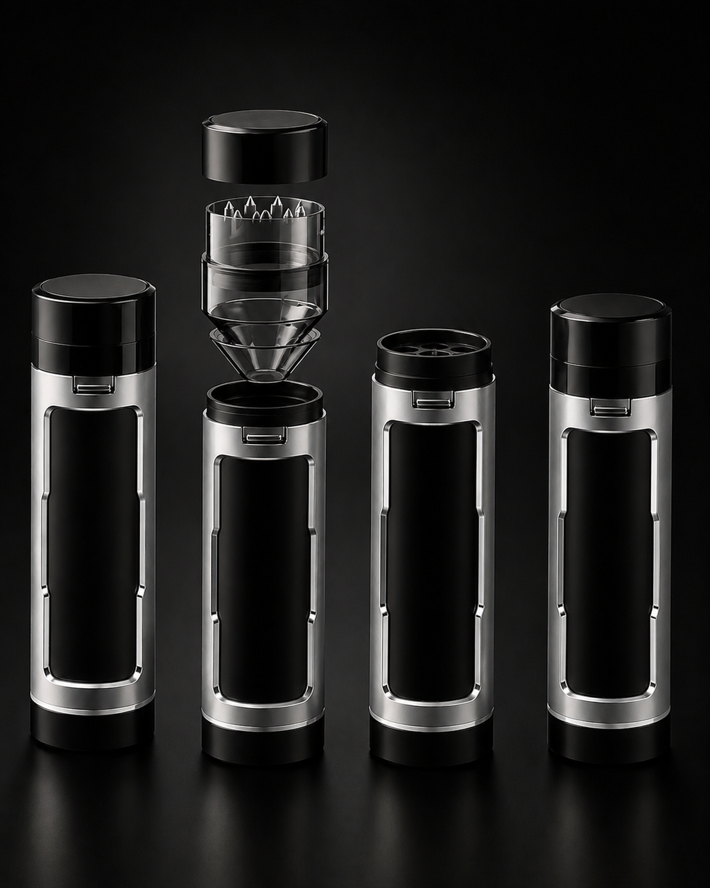 GrindVault™ Original – 3-in-1 Grinder, Dispenser & Storage Case