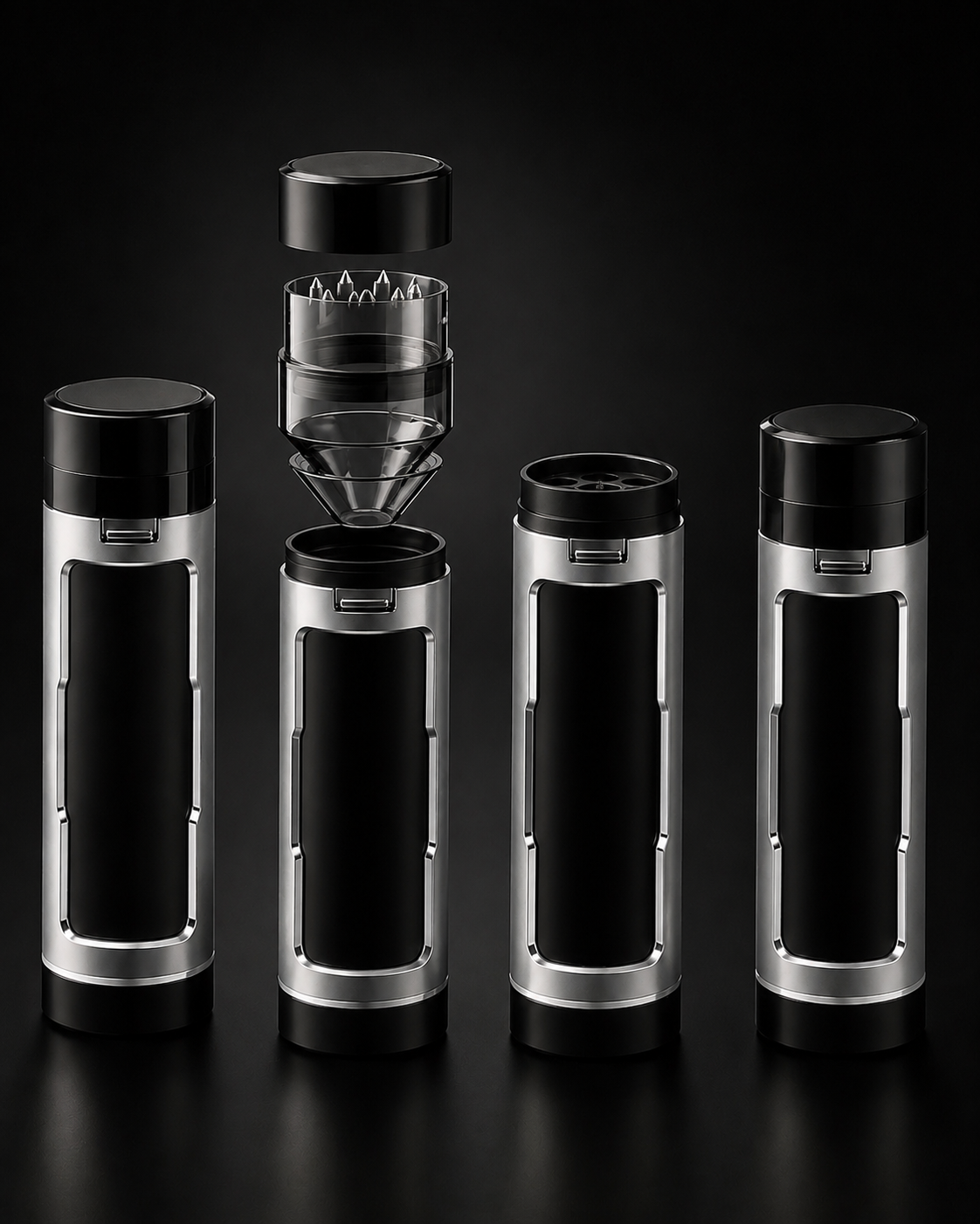 GrindVault™ Original – 3-in-1 Grinder, Dispenser & Storage Case